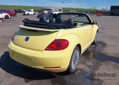 2014 Volkswagen Beetle 2.5L из США, поврежденный, VIN 3VW5P7AT2EM800612